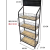Snack Shelf Small Food Display Stand Bar Toast Rack Multi-Layer Stacked Cage with Wheels Storage Rack in Front of Cashier