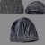 Men's and Women's Outdoor Keep Warm Knitted Hat Autumn Winter Fashion All-Match Fleece-Lined Woolen Hat Pullover Ski Cap