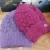 Winter New Fleece-Lined Thickened Middle-Aged and Elderly Moms' Hat Knitted All-Matching Pullover Keep Warm Woolen Cap