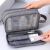 Striped Wash Bag New Large Capacity Dry Wet Separation Oxford Cloth Cosmetic Storage Bag Simple Travel Storage Bag