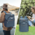 Cross-Border Hot Large Capacity Cationic Backpack Portable Outdoor Storage Bag Printed Logo