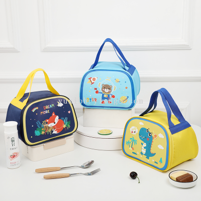 New Cartoon Insulated Lunch Box Bag Students Bring Meals Large Capacity Lunch Bag Office Workers Insulated Bag 