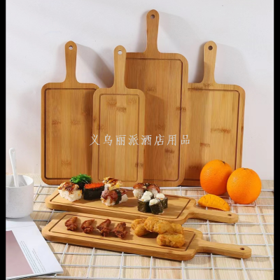 Bamboo Wood Pizza Plate Wood Pallet Solid Wood Pizza Plate Sushi Wooden Square Base Support