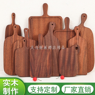 Wooden Tray Steak Plate Pizza Plate