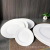 Classic White Bone China Tableware Round Plate Dish 5/6/7/8/9/10/11/12-Inch Versatile Plates Dinnerware for Commercial and Household Use