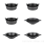 Commercial Cast Iron Pots/Pans/Skillets/Woks/Saucepans Collection, Multiple Sizes Available, for Hotels, Restaurants, Steak Houses Use