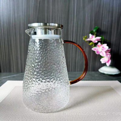 Borosilicate Glass Heat-Resistant Water Jug/Kettle with Handle, Tableware/Teapot, Commercial & Household Use