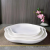 Classic White Porcelain Shell-Shaped Shallow Bowl Irregular Edge Tableware, Wholesale for Hotels, Restaurants, Events, Parties, and Household Use