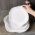 Classic White Porcelain Shell-Shaped Shallow Bowl Irregular Edge Tableware, Wholesale for Hotels, Restaurants, Events, Parties, and Household Use
