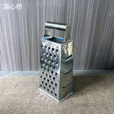 Stainless Steel Four-Side Box Grater, 4 Blades! Vegetable Fruit Peeler Slicer Cutter, for Commercial and Household Kitchen Use