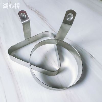 High End Professional Stainless Steel Round/Triangle Egg Rings, Fried Egg/Omlette Cooking Rings, Pancake Mold, High Quality Commercial Kitchen Utensil, Commercial Use for Restaurants, Hotels, Buffet, Events, Parties, and Household Use