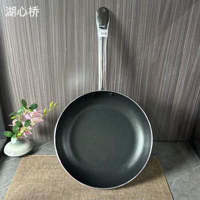 Non-Stick Frying Pan, Aluminum Skillet 28cm with Stainless Steel Handle, Composite Bottom, Induction Cooker & Electric Ceramic Stove Friendly, Cookware for Commercial Kitchen and Household Use