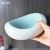 Creative Aqua Blue Ceramic Bird-Nest-Shaped Elevated Bowl, 10-Inch 12-Inch, Professional and Creative Dinnerware for Hotels, Restaurants, Weddings, Parties, Events, Buffets