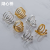 Multi-Style Stainless Steel Napkin Rings/Holders, Gold-Plated/Silver/Rose Gold, Hollowed Decorations, for Hotel, Restaurants, Events, Parties