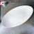 White Ceramic 20-Inch Oval Turnup Plates with Hollowed-Out Base Set, Professional Ceramic Tablewares for Hotels, Restaurants, Events, and Household Uses