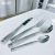 Roman Pillar Polished Stainless Steel Silver Cutlery Heavyweight Flatware Collection, Dinner Knife, Fork, and Spoon, Tea/Dessert Spoon with Embossed Handles, Kitchen Utensil for Home, Restaurant, Hotels, Banquet, Events, Parties, Weddings, etc.