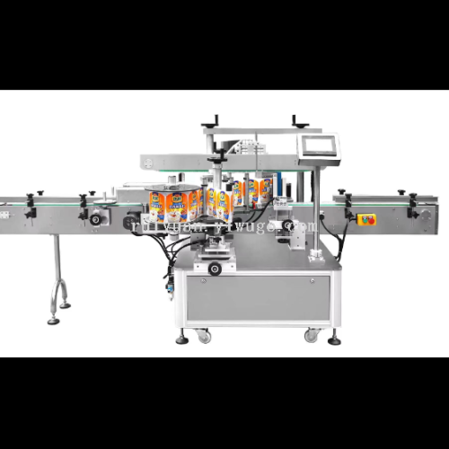 factory direct automatic double-sided labeling machine flat bottle double-sided bottle labeling