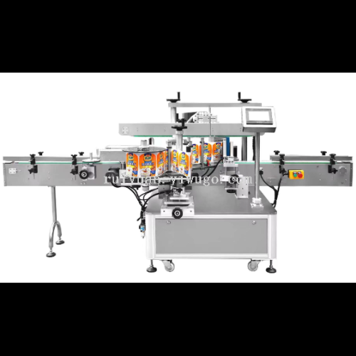 Factory Direct Sales Automatic Double-Sided Labeling Machine Flat Bottle Double-Sided Bottle Labeling High Configuration Labeling