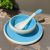 Hotel Supplies Imitation Porcelain A8 Melamine Cup Plate Dish Soup Spoon Two-Color Rice Bowl Melamine Factory Wholesale