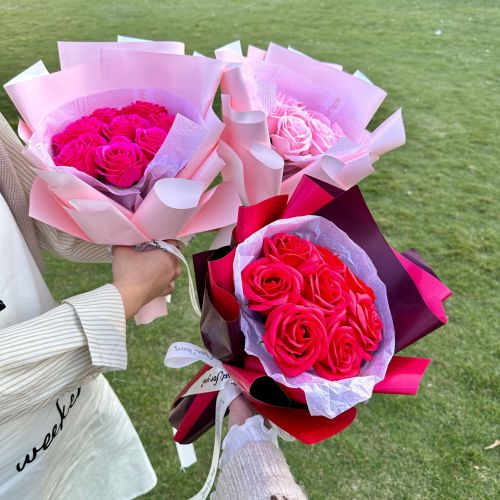 新款情人节礼物香皂玫瑰花束成品礼盒生日创意礼品送男女朋友闺蜜