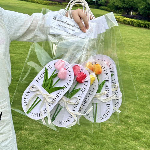 新款郁金香pu花束情人节七夕送女友生日送闺蜜创意郁金香花束礼物