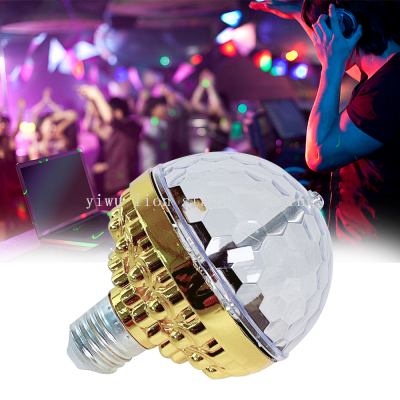 Colorful Rotating Stage Light Household Disco Jumping Stage Flash Led Automatic Magic Ball New Trending Atmosphere Ktv Flash Bulb