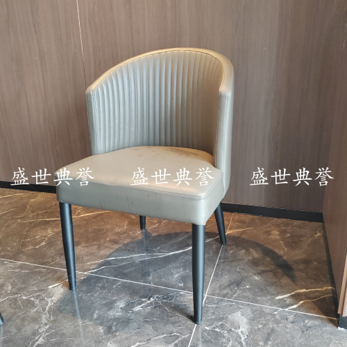 jiujiang seafood restaurant light luxury dining chair hotel compartment electric table and chair open-end restaurant simple soft chair hotel chair