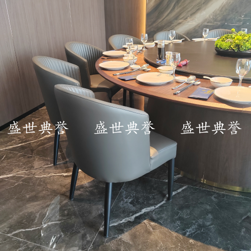 shanghai factory direct sales light luxury dining table and chair seafood posture electric table and chair hotel compartment simple modern soft chair