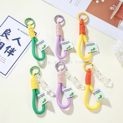 Hand-Made Keychain Mobile Phone Strap Anti-Lost Mobile Phone Charm
