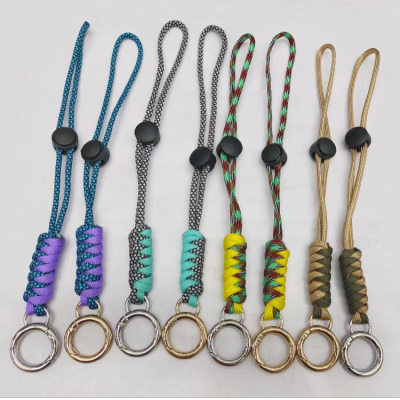 2023 Handmade Braided Rope Keychain Mobile Phone Strap