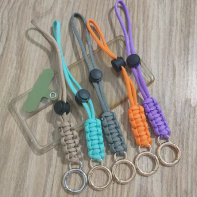 Hand-Knitted Multi-Color Keychain Anti-Lost Mobile Phone Strap