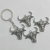 Zinc Alloy Bullhead Keychain Hardware Ornament Accessories Cross-Border E-Commerce Supply