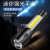 Cross-Border Cob Power Torch Aluminum Alloy USB Rechargeable LED Mini Telescopic Zoom 511 Gift Logo Sidelight