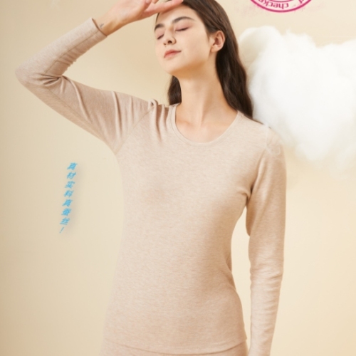 cashmere silk protein cotton acrylic peng body ultra-fine heating fiber protein thermal underwear