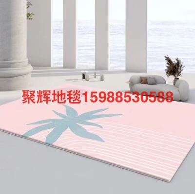 Cashmere-like HD Printed Large Carpettile Affordable Luxury Style Floor Mat Bay Window Blanket Coffee Table Carpet Balcony Mat