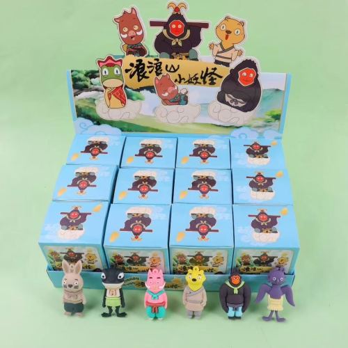 卡通盲盒包包挂扣浪浪山小妖精钥匙扣小猪妖网红新款钥匙扣批发