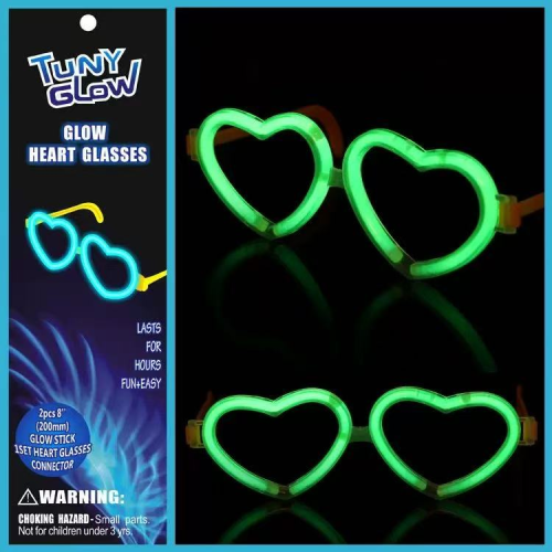 跨境派对用品荧光棒眼镜派对发光眼镜五角星造型眼镜DIY五角星荧