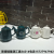 Jingdezhen Ceramic Pot Ceramic Vinegar Pot Handle Pot Hand Painted Ceramic Pot New Products Exported to South America