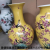 Jingdezhen Ceramic Vase Small Vase Hollow Vase Hand Painted Vase Living Room Bookcase Decoration