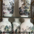 Jingdezhen Ceramic Vase Small Vase Hollow Vase Hand Painted Vase Living Room Bookcase Decoration