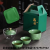 Gift Teaware Travel Set Ceramic Tea Set with Tea Tray Kung Fu Tea Set Kitchen Supplies