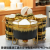 Jingdezhen Soup Pot Set Gold-Plated Foreign Trade Soup Pot Set Single Soup Pot Double-Ear Bow Soup Pot with Lid