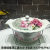 Jingdezhen Ceramic Soup Pot Hand Painted with Lid Dual-Sided Stockpot Baking Pan with Rack Available Alcohol Candle Heating