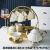 Jingdezhen Ceramic Coffee Set Set Teapot Set European Water Containers Kitchen Supplies with Gold Shelf