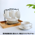 Jingdezhen Ceramic Coffee Set Set Large Cup and Saucer Set 6 Cups 6 Saucers European Coffee Cup