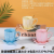 New Teapot 6 Cups 6 Dish Set Colored Glaze 6 Cups 6 Plates Coffee Set Dish Set Creative Coffee Cup Shaped Cup and Saucer