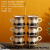 Jingdezhen with Rack Ceramic Cup with Shelf Coffee-Cup Sleeve 6 Coffee Cup Handle Cup Kitchen Supplies