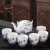 Jingdezhen Loop-Handled Teapot Ceramic Tea Set Teapot Set Ru Ware Gey Kiln Teaware Set Kung Fu Tea Set