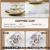 Jingdezhen 6 Cups 6 Plates Glass Coffee Set Set Gold Plated Coffee Set Exported to Russia Africa Middle East