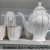 Jingdezhen Ceramic Water Set Teapot Set European Water Containers Wedding Supermarket with Tray